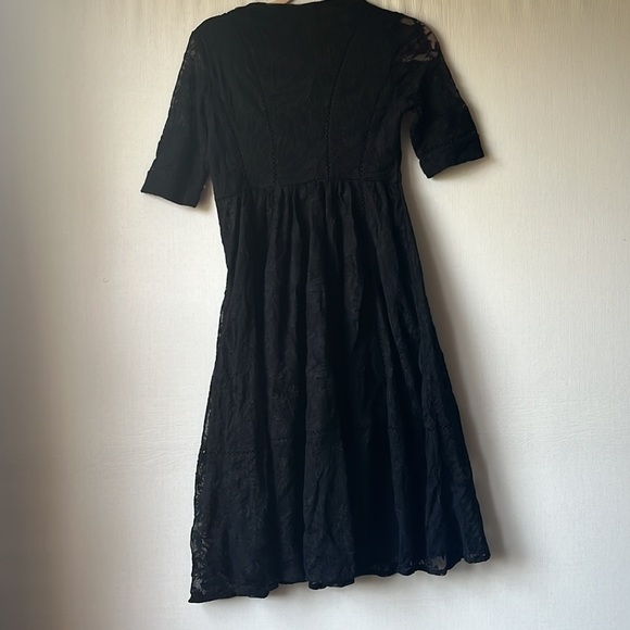 Free people black lace maxi dress - Picture 8 of 11
